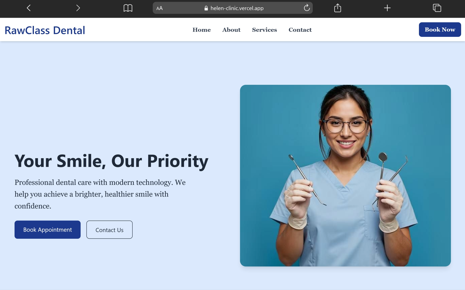 Dental Clinic Website